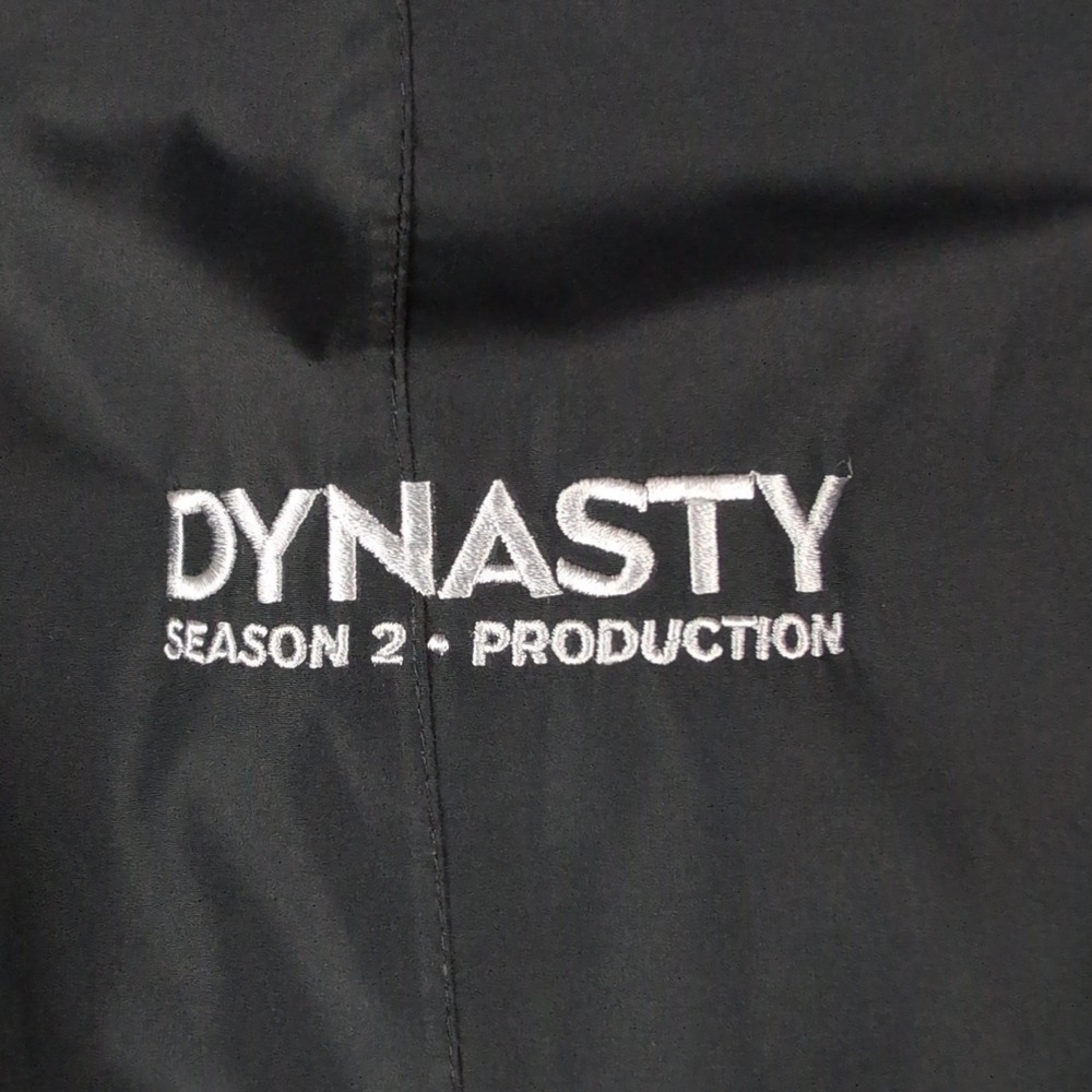 Dynasty Season 2 Production Crew Windbreaker Jacket 4XL Black